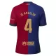 Camiseta FC Barcelona R. Araujo 4 Hombre Primera 24/25