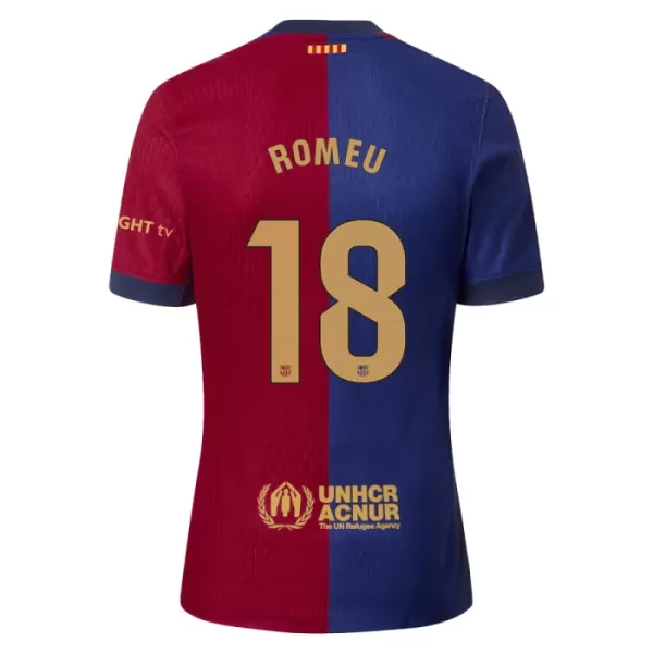 Camiseta FC Barcelona Romeu 18 Hombre Primera 24/25