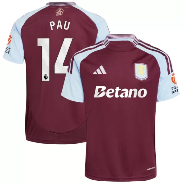 Camiseta Aston Villa Pau 14 Hombre Primera 24/25