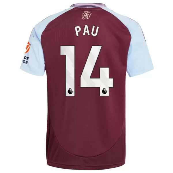 Camiseta Aston Villa Pau 14 Hombre Primera 24/25