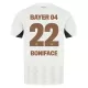 Camiseta Bayer 04 Leverkusen Victor Boniface 22 Hombre Segunda 24/25