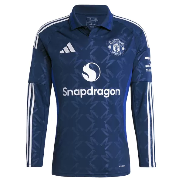 Camiseta Manga Larga Manchester United Hombre Segunda 24/25