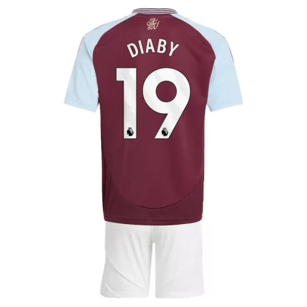 Conjunto Aston Villa Diaby 19 Niño Primera 24/25