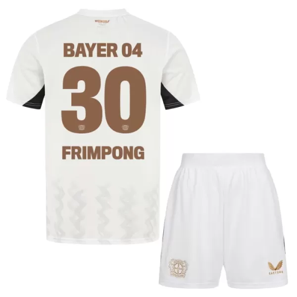 Conjunto Bayer 04 Leverkusen Jeremie Frimpong 30 Niño Segunda 24/25