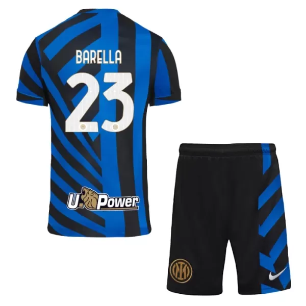 Conjunto Inter Milan Barella 23 Niño Primera 24/25