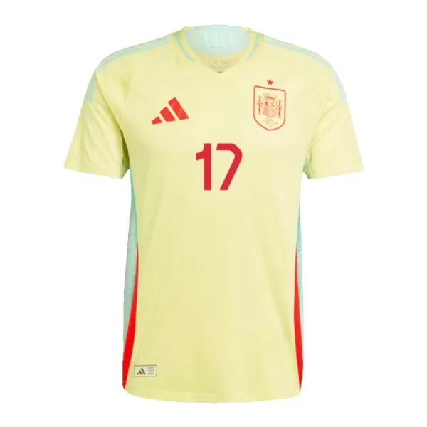 Camiseta España Williams JR 17 Hombre Segunda Euro 2024