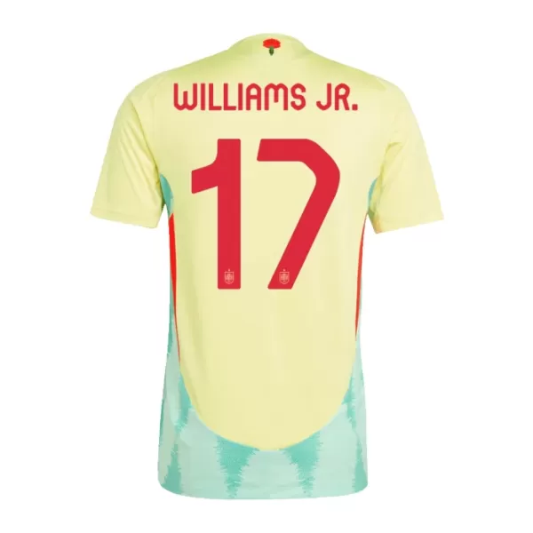 Camiseta España Williams JR 17 Hombre Segunda Euro 2024