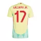 Camiseta España Williams JR 17 Hombre Segunda Euro 2024