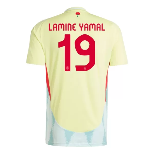 Conjunto España Lamine Yamal 19 Niño Segunda Euro 2024