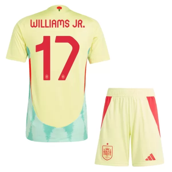 Conjunto España Williams JR 17 Niño Segunda Euro 2024