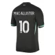 Camiseta Liverpool Mac Allister 10 Hombre Segunda 24/25