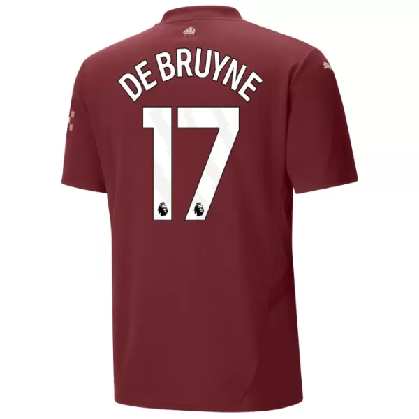 Camiseta Manchester City De Bruyne 17 Hombre Tercera 24/25