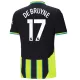 Conjunto Manchester City De Bruyne 17 Niño Segunda 24/25