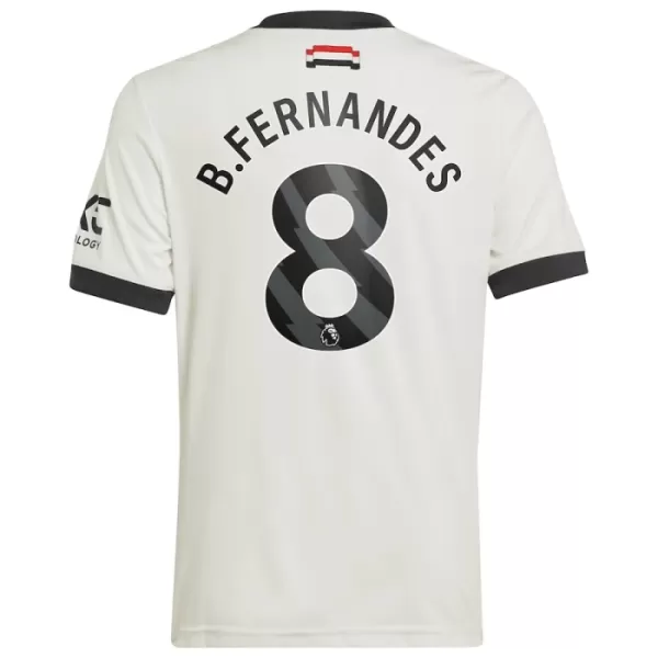 Camiseta Manchester United Bruno Fernandes 8 Hombre Tercera 24/25