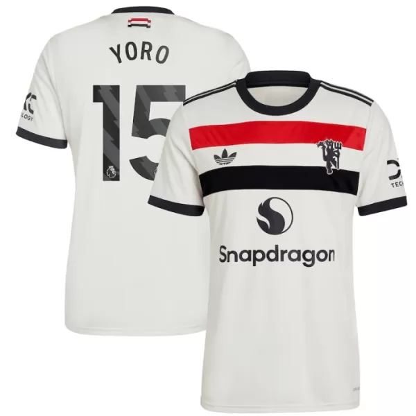 Camiseta Manchester United Yoro 15 Hombre Tercera 24/25