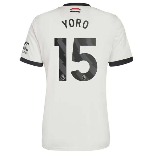 Camiseta Manchester United Yoro 15 Hombre Tercera 24/25