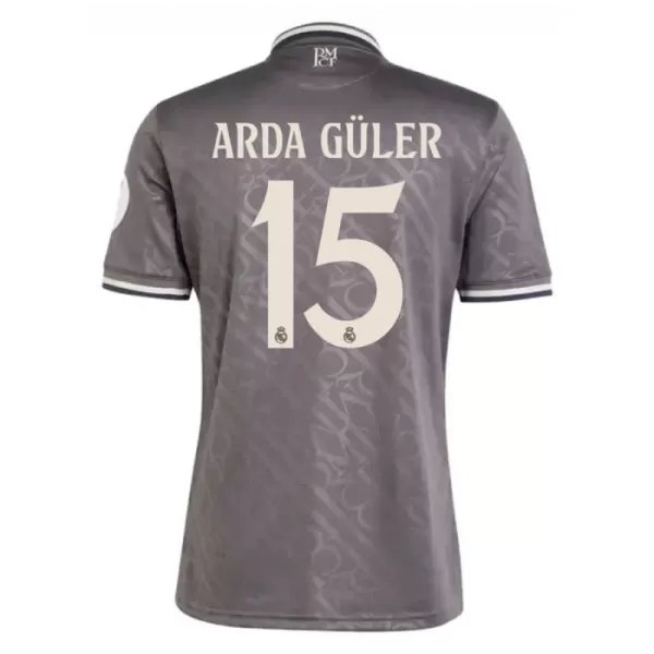 Camiseta Real Madrid Arda Guler 15 Hombre Tercera 24/25