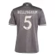 Camiseta Real Madrid Bellingham 5 Hombre Tercera 24/25