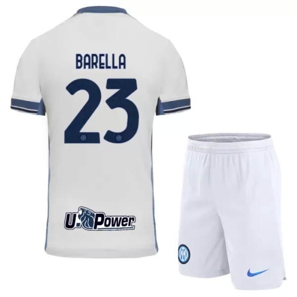 Conjunto Inter Milan Barella 23 Niño Segunda 24/25