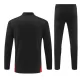 AC Milan Sudadera De Entrenamiento Hombre Cremallera Cuarto 24/25 Negra