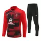 AC Milan Sudadera De Entrenamiento Hombre Cremallera Cuarto 24/25 Roja