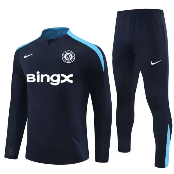 Chelsea Sudadera De Entrenamiento Hombre Cremallera Cuarto 24/25 Negra