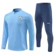 Manchester City Sudadera De Entrenamiento Hombre Cremallera Cuarto 24/25 Azul