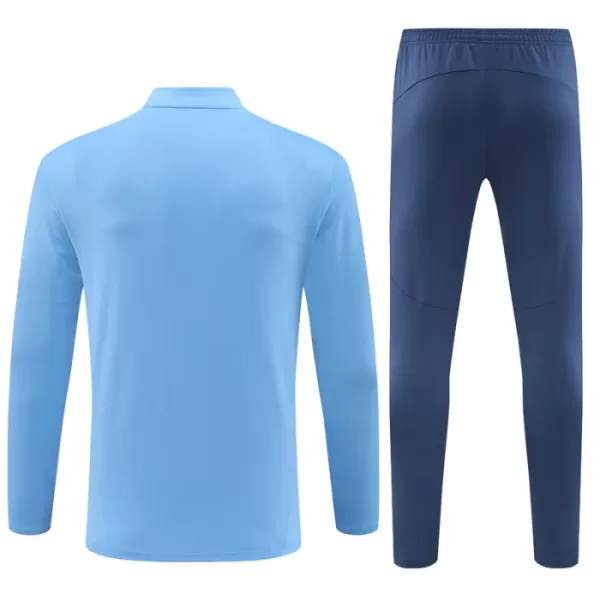 Manchester City Sudadera De Entrenamiento Hombre Cremallera Cuarto 24/25 Azul