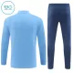 Manchester City Sudadera De Entrenamiento Niño Cremallera Cuarto 24/25 Azul