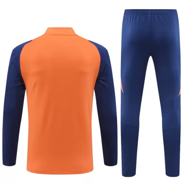 Manchester United Sudadera De Entrenamiento Hombre Cremallera Cuarto 24/25 Naranja