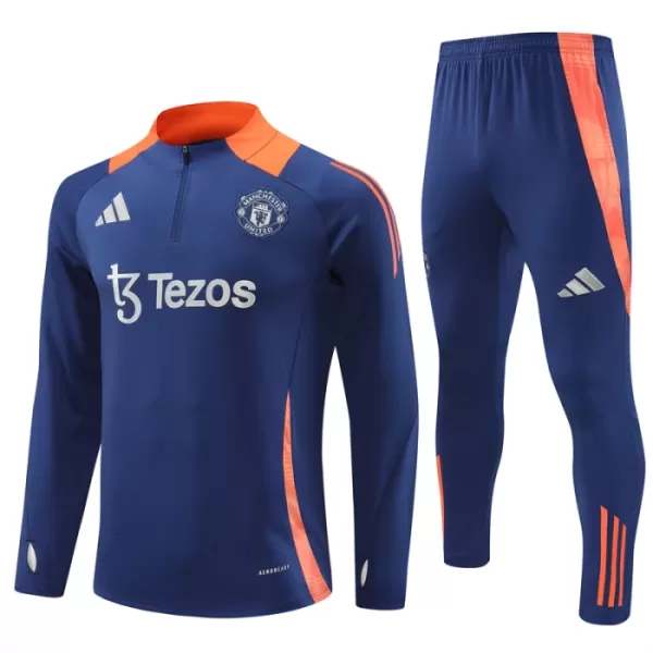 Manchester United Sudadera De Entrenamiento Hombre Cremallera Cuarto 24/25 Navy