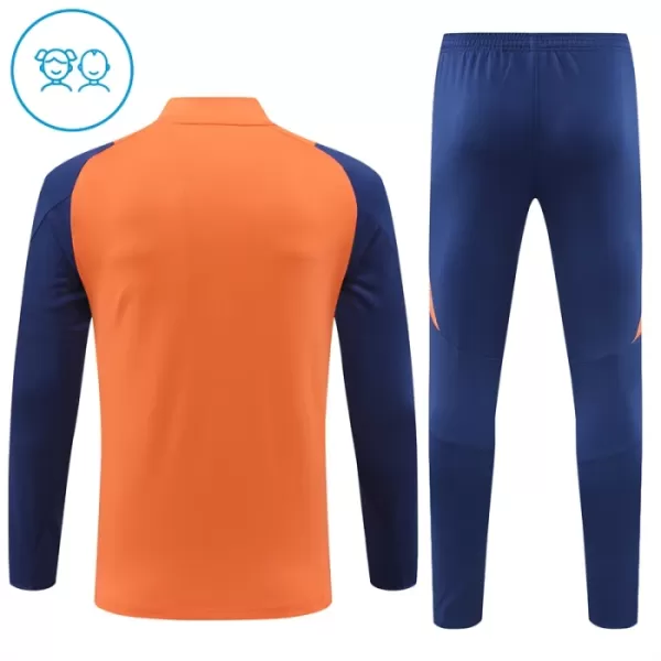 Manchester United Sudadera De Entrenamiento Niño Cremallera Cuarto 24/25 Naranja