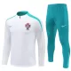 Portugal Sudadera De Entrenamiento Hombre Cremallera Cuarto 24/25 Blanca