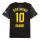 Camiseta Borussia Dortmund Brandt 10 Hombre Segunda 24/25