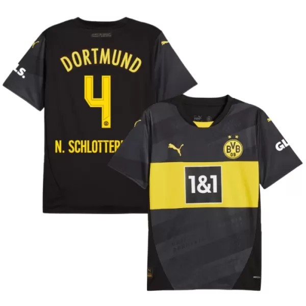 Camiseta Borussia Dortmund N. Schlotterbeck 4 Hombre Segunda 24/25