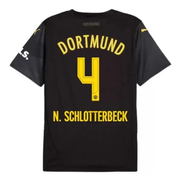 Camiseta Borussia Dortmund N. Schlotterbeck 4 Hombre Segunda 24/25