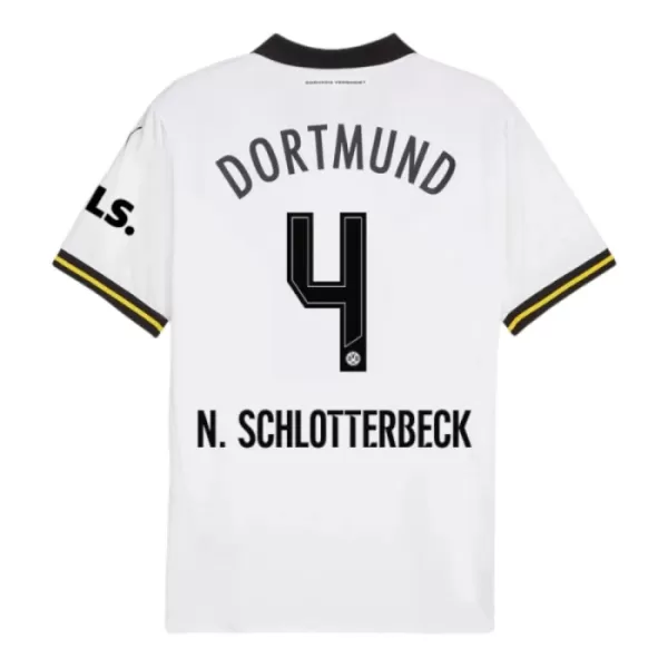 Camiseta Borussia Dortmund N. Schlotterbeck 4 Hombre Tercera 24/25