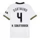 Camiseta Borussia Dortmund N. Schlotterbeck 4 Hombre Tercera 24/25