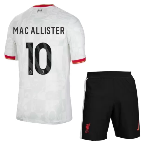 Conjunto Liverpool Mac Allister 10 Niño Tercera 24/25