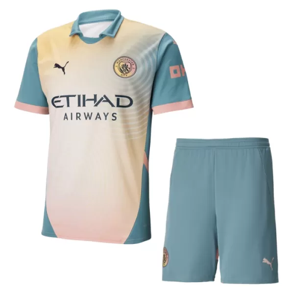 Conjunto Manchester City Cuarta Niño 24/25