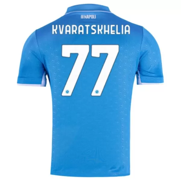 Camiseta SSC Napoli Kvaratskhelia 77 Hombre Primera 24/25