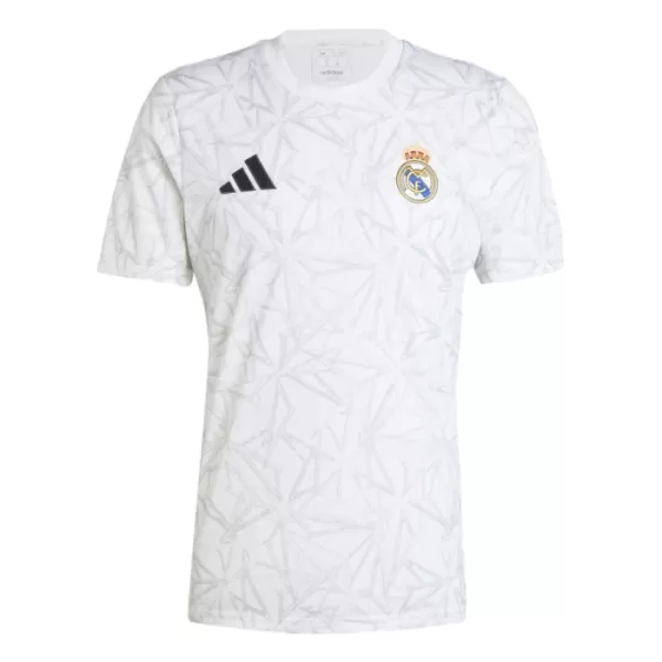 Camiseta Real Madrid Pre-Match Hombre 24/25 Blanca