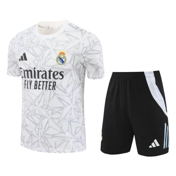 Conjunto Real Madrid Pre-Match Niño 24/25 Blanca