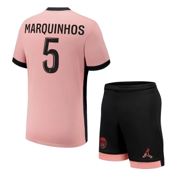 Conjunto Paris Saint-Germain Marquinhos 5 Niño Tercera 24/25