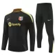 Barcelona Sudadera De Entrenamiento Hombre Cremallera Cuarto 24/25 Negra