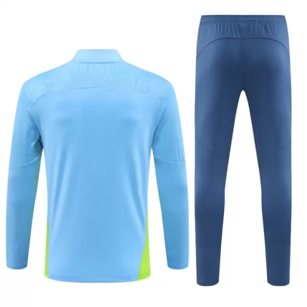 Manchester City Sudadera De Entrenamiento Hombre Cremallera Cuarto 24/25 Azul