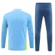 Manchester City Sudadera De Entrenamiento Hombre Cremallera Cuarto 24/25 Azul