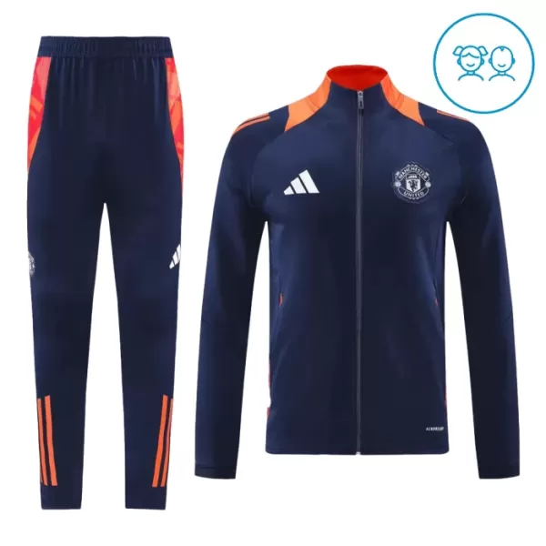 Manchester United Conjunto De Chaqueta De Entrenamiento Niño 24/25 Navy