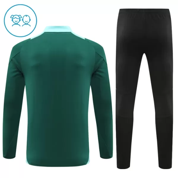 Manchester United Sudadera De Entrenamiento Niño Cremallera Cuarto 24/25 Verde