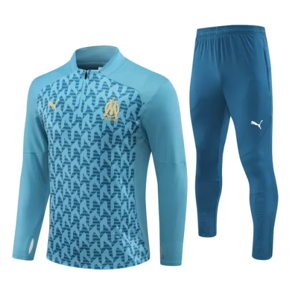 Olympique de Marseille Sudadera De Entrenamiento Hombre Cremallera Cuarto 24/25 Azul